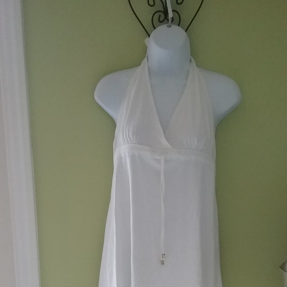Anne Cole Halter Neck Swim Cover Dress